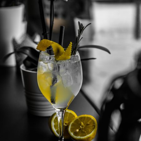 The bitter lemon drink